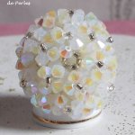 Crystal Ring mit Facetten und Kreiseln aus Swarovski-Kristall